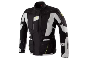 Kurtka motocyklowa tekstylna Rebelhorn Hardy II szaro-czarna fluo M - RH-TJ-HARDY-II