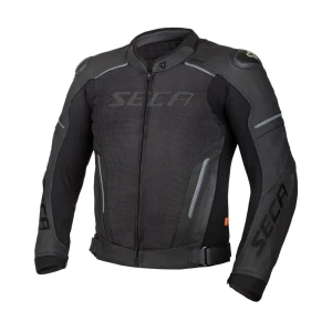Kurtka skórzana SECA HOOLIGAN AIR BLACK czarny