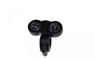 ZEGAREK Z TERMOMETREM NA KIEROWNICĘ 1" CZARNY