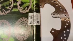 TARCZA HAMULCOWA PRZÓD YAMAHA T-MAX500 TZR50 NG401